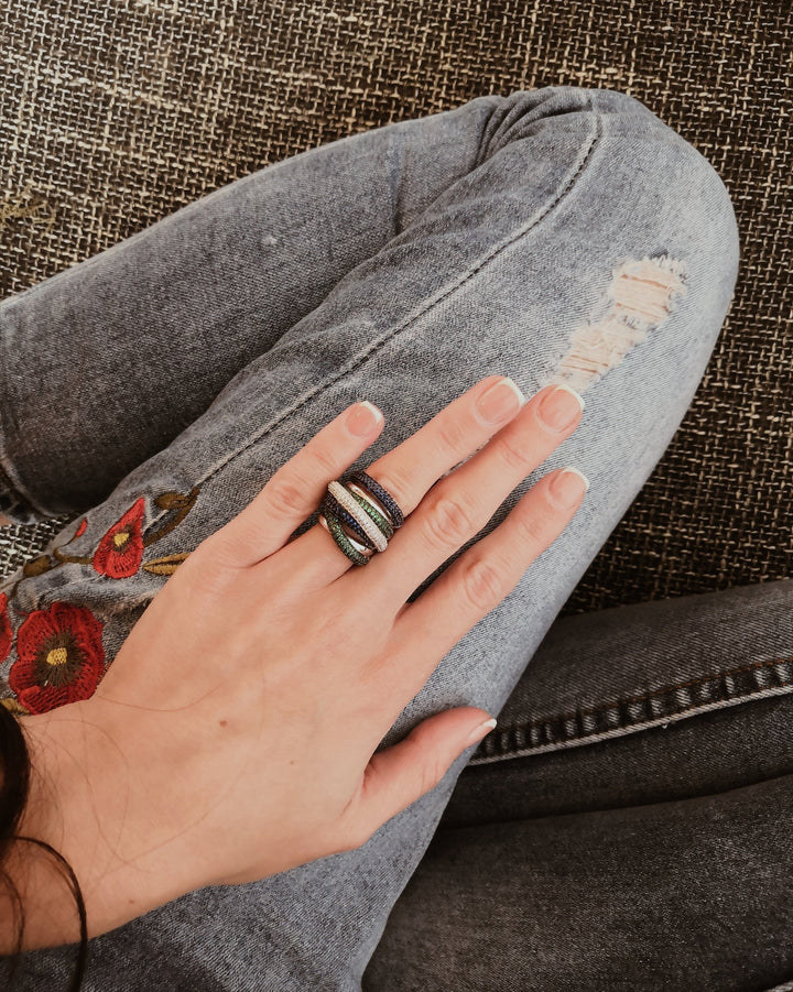 BowLift | Monaco Design Luxury Statement Stackable Ring For Women