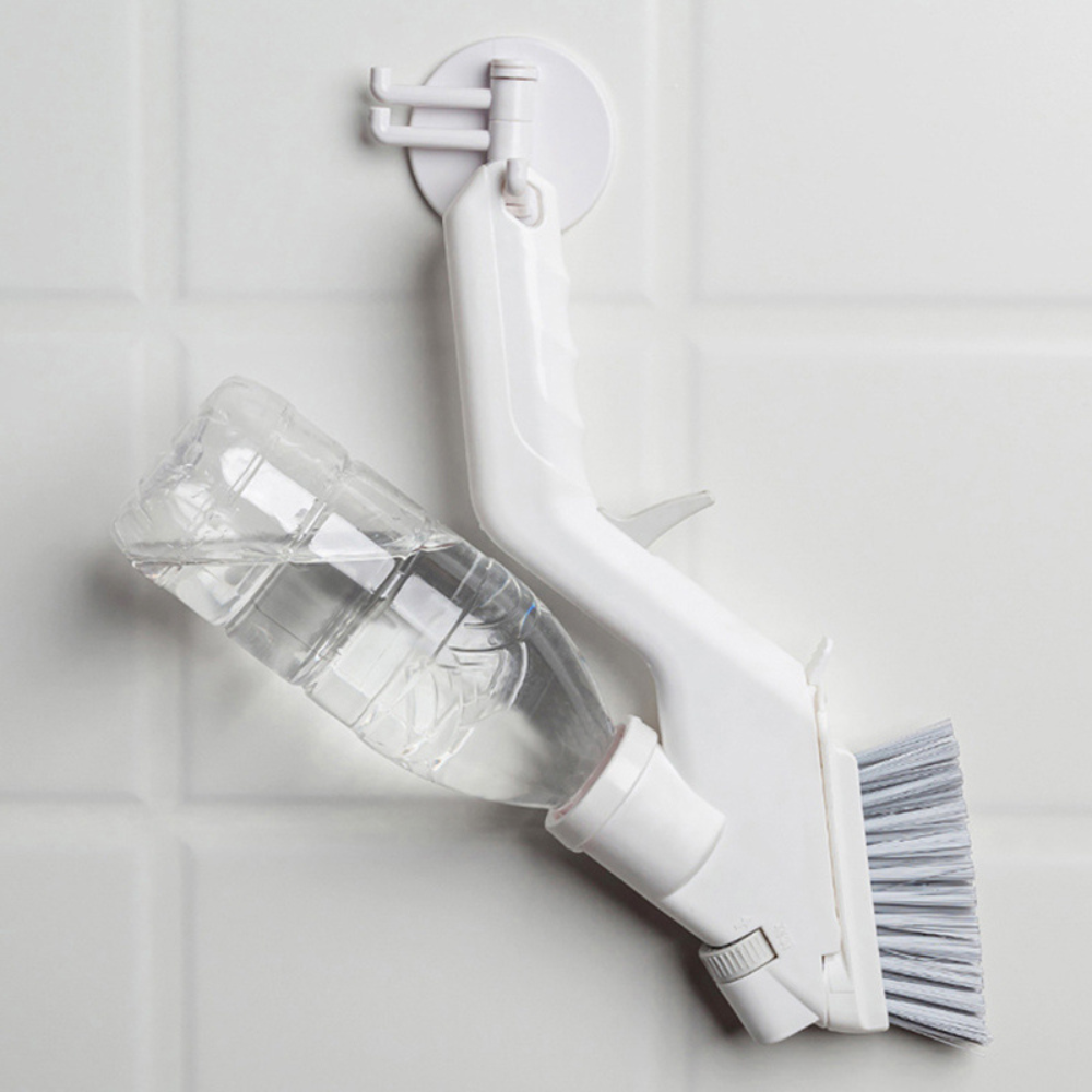 BowLift | Bathroom Tile Scrubber with Soap Dispenser