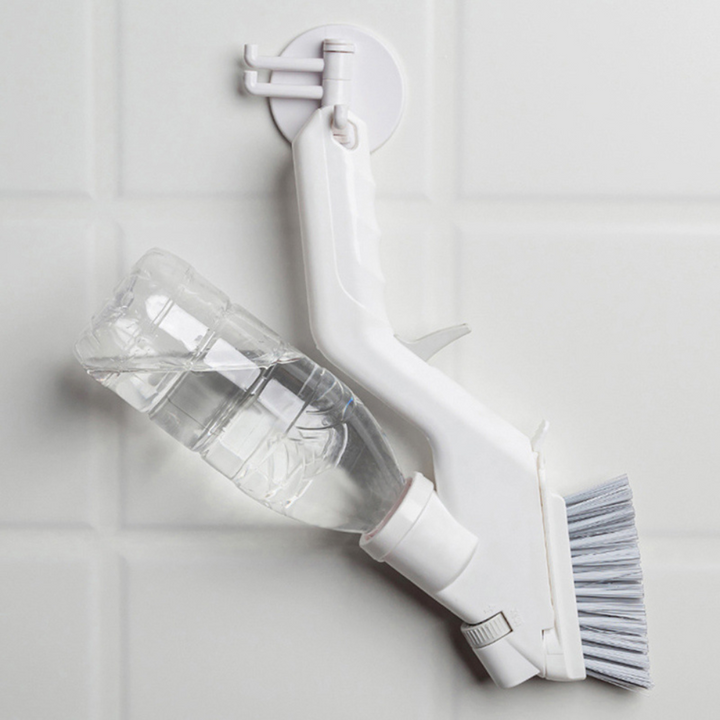 BowLift | Bathroom Tile Scrubber with Soap Dispenser