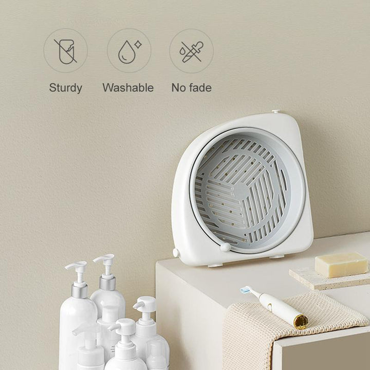 Bathroom Corner Rotatable Shelf | Bowlift