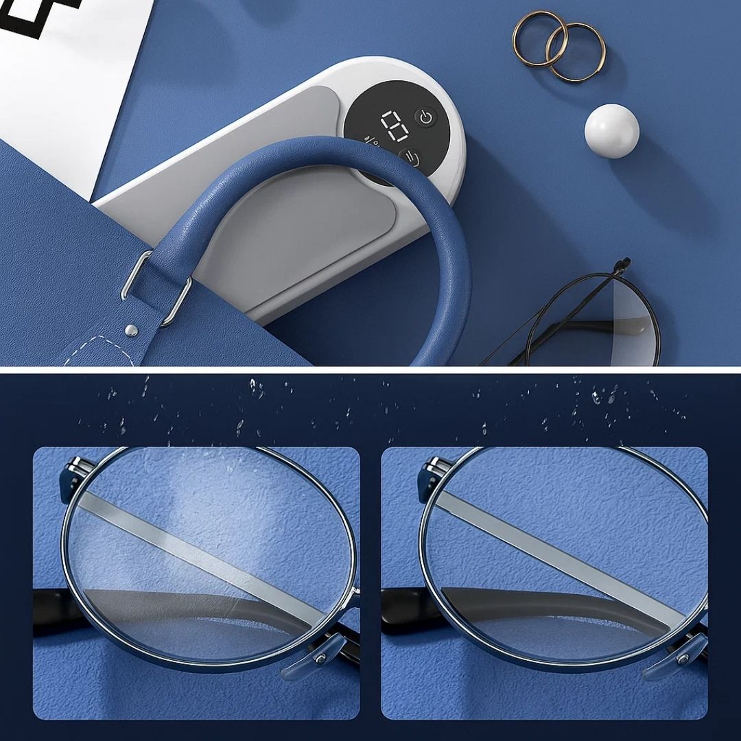 USB Rechargeable – 450 ML Tank – Deep Clean Removes Dirt Safely – For Glasses Jewellery Dentures at Home Bowlift