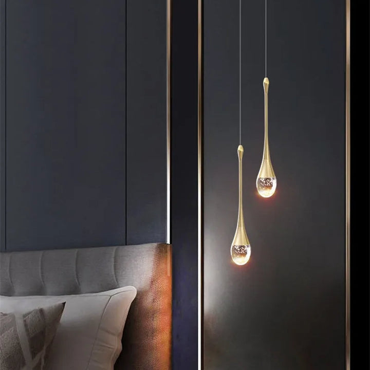 BowLift | Glass Pendant Lamp with Warm Light Glow - Vetra