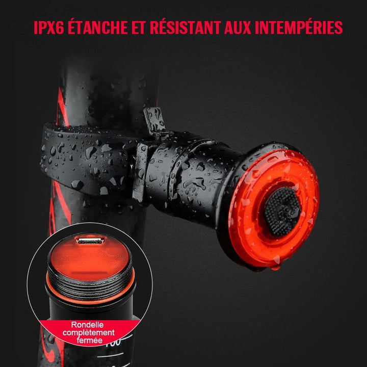 VeloSafe Slim – USB Rechargeable Intelligent Bicycle Rear Light with Brake Sensor | Bowlift