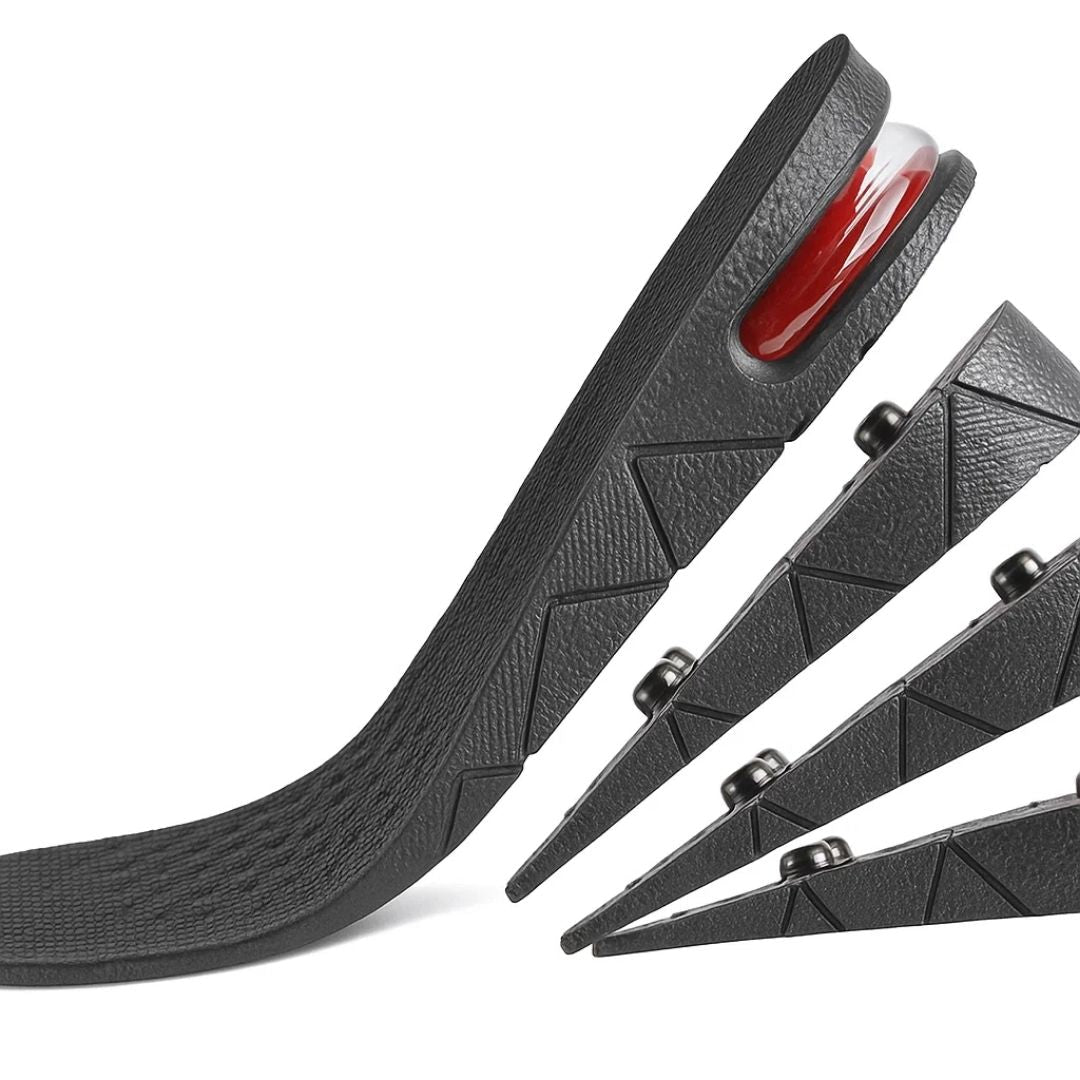 Heelsure | Heel Lift Insoles – Adjustable Height Boost – Breathable Cushioned Gel – Discreet Comfort for Work, Sport or Daily Wear Bowlift
