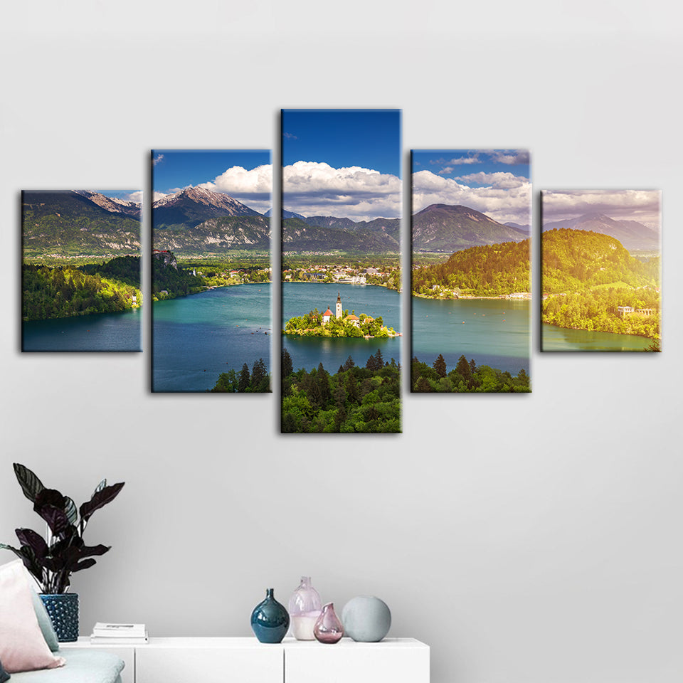 Peace Of The Land 5 Piece - Canvas Wall Art Painting | Bowlift