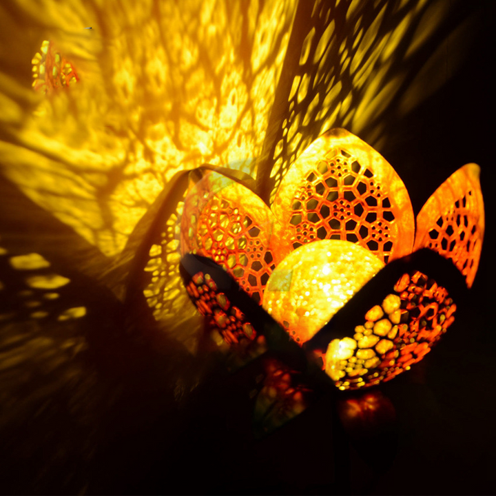 BowLift | Solar Garden Light Lotus Flower – Decorative LED Outdoor Lighting for Garden and Yard
