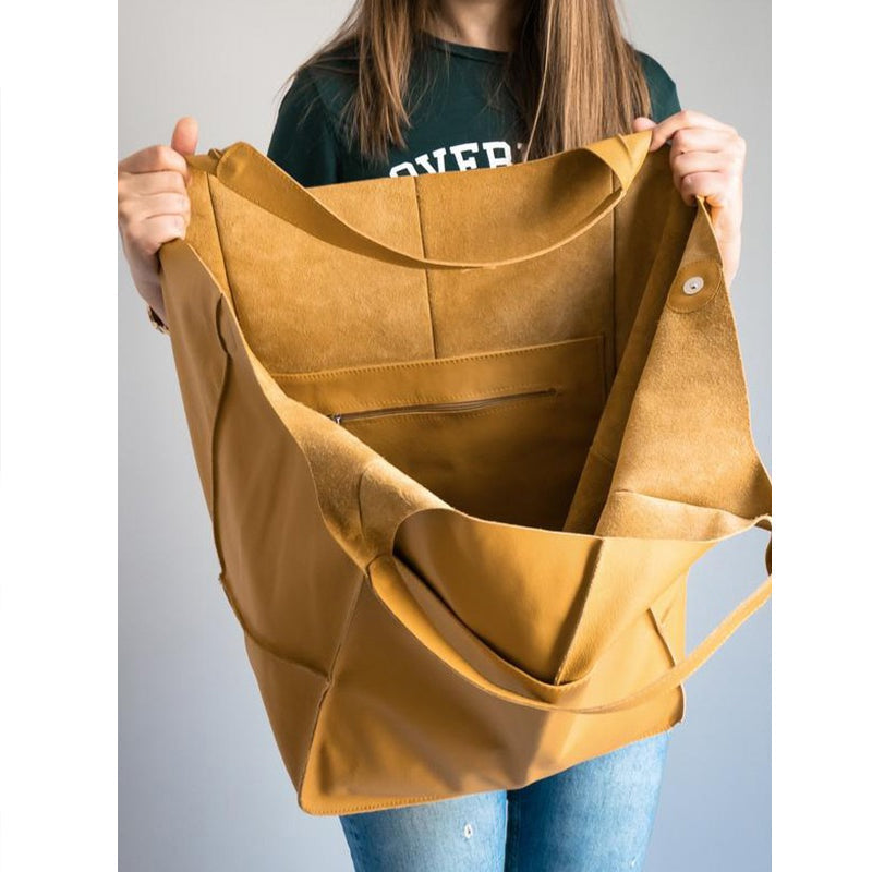 BowLift | Oversized Leather Tote