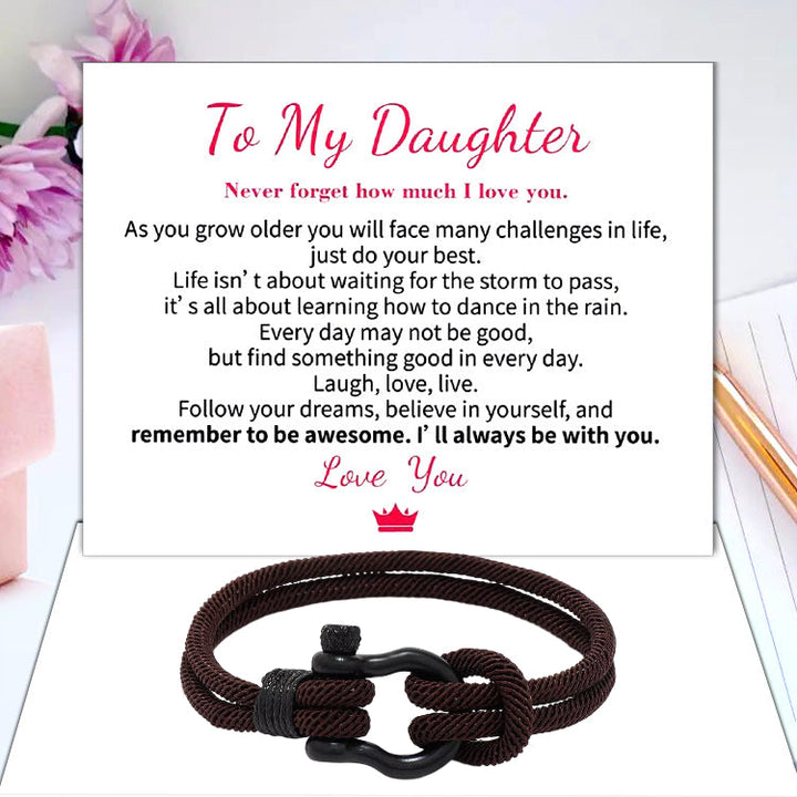 BowLift | TO MY DAUGHTER LOVE YOU FOREVER NAUTICAL Watch