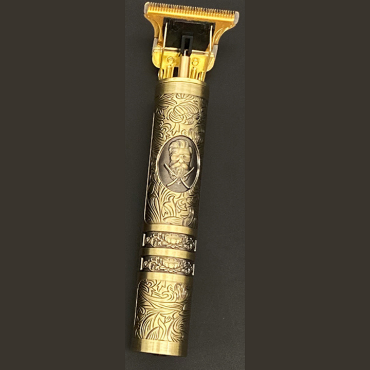 Vintage Rechargeable Beard Trimmer with Attachments Bowlift