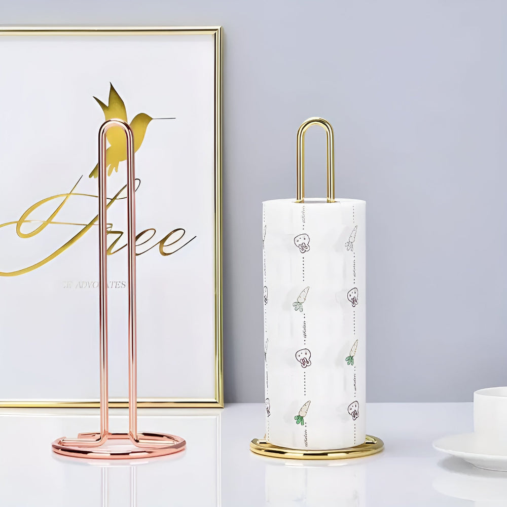BowLift | Sleek Iron Tissue Roll Holder