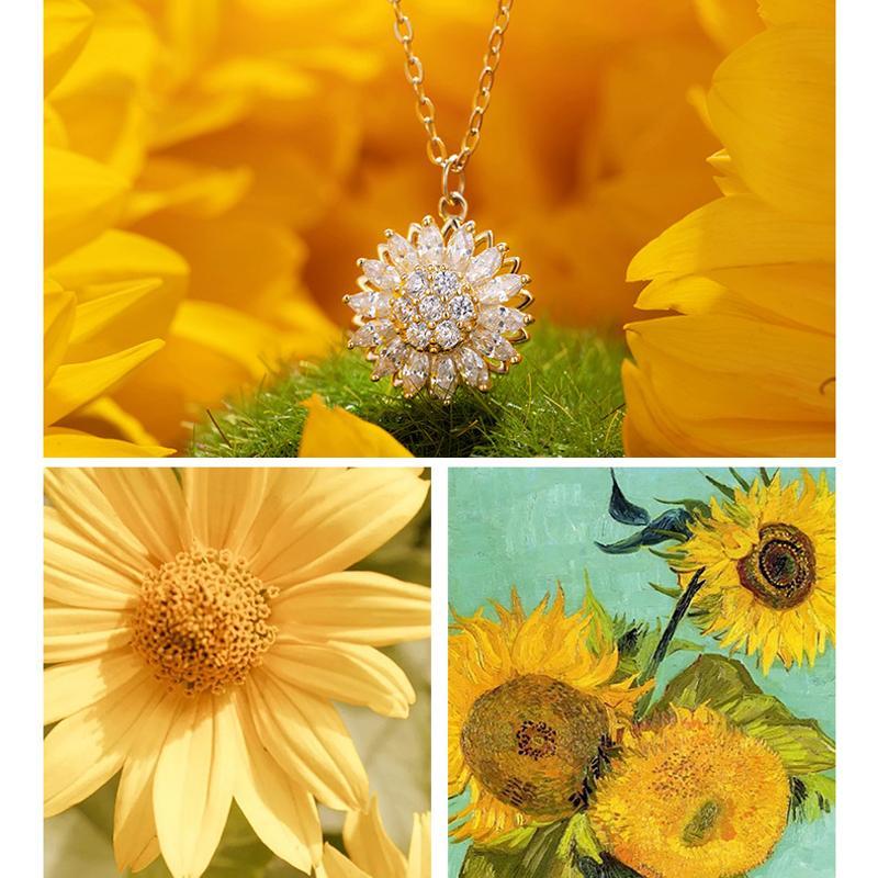 BowLift | Rotatable Sunflower Necklace