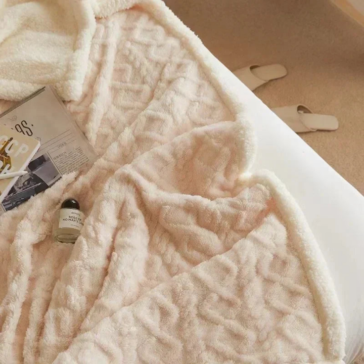 BowLift | Thick Warm Fleece Blanket Soft Stylish for Bedroom and Sofa