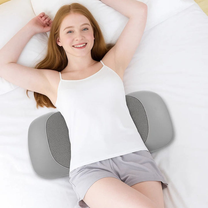 SpineEase | Lumbar Support Memory Foam Pillow – Back Pain Relief – Breathable Cover – Ergonomic Sleep Aid Bowlift