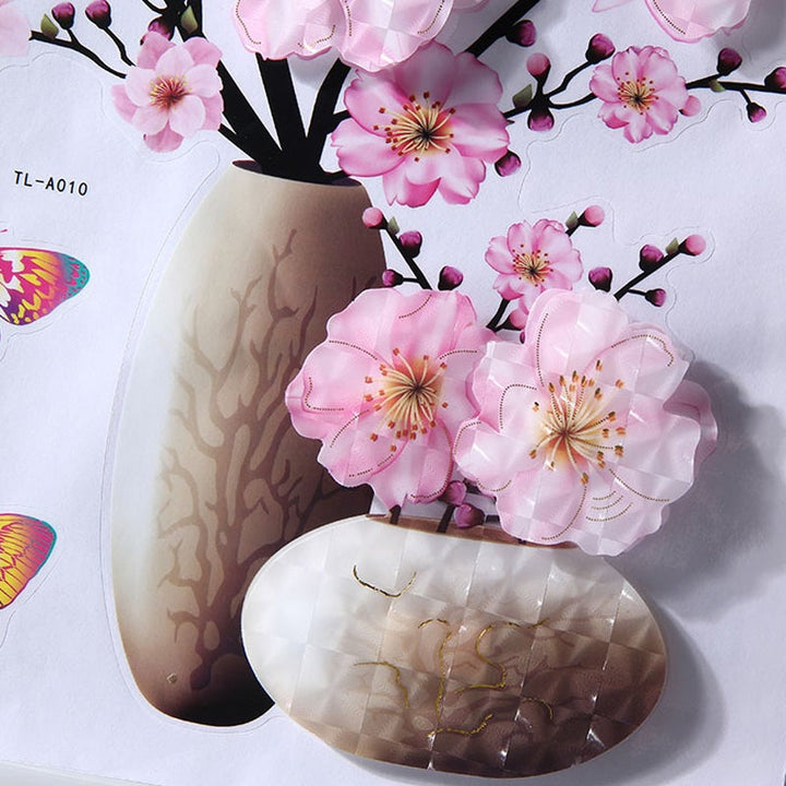 DIY Plant Vase 3D Stereo Stickers Self-Adhesive | Bowlift