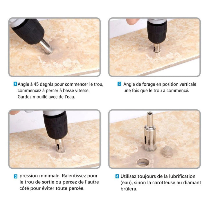 Diamond drill bit S (10 pieces) | Bowlift