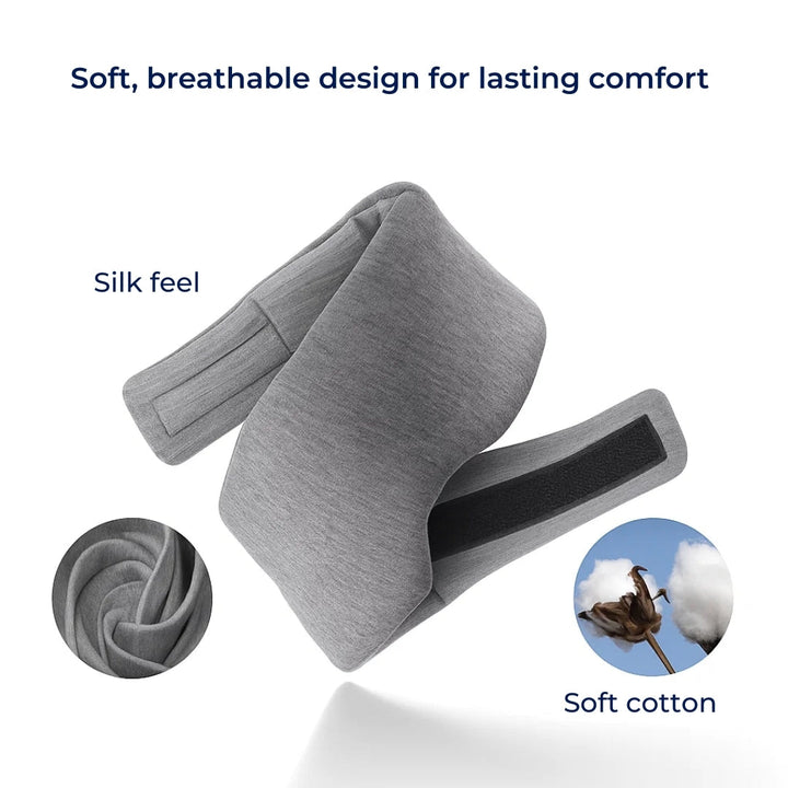 Total Light Blocking – Soft Cotton Comfort – Breathable Fit – Blocks All Light for Travel, Naps & Deep Sleep Bowlift