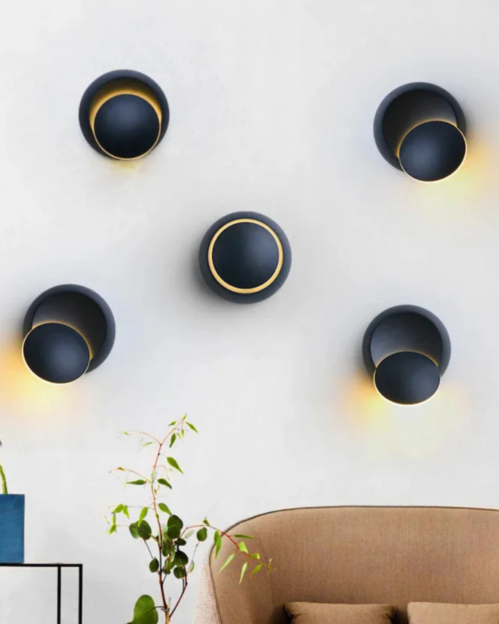 BowLift | Modern Wall Lamp with Halo Light Circle Ambient Lighting