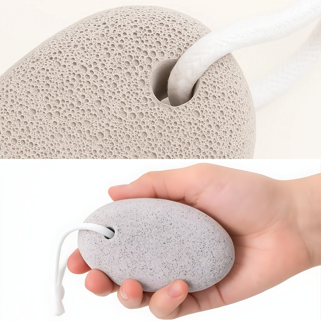 Hard Skin Relief – Natural Volcanic Rock – Smooth Cracked Heels Fast with Home Pedicure Bowlift