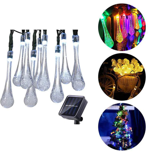 BowLift | Water Drop Solar String Lights