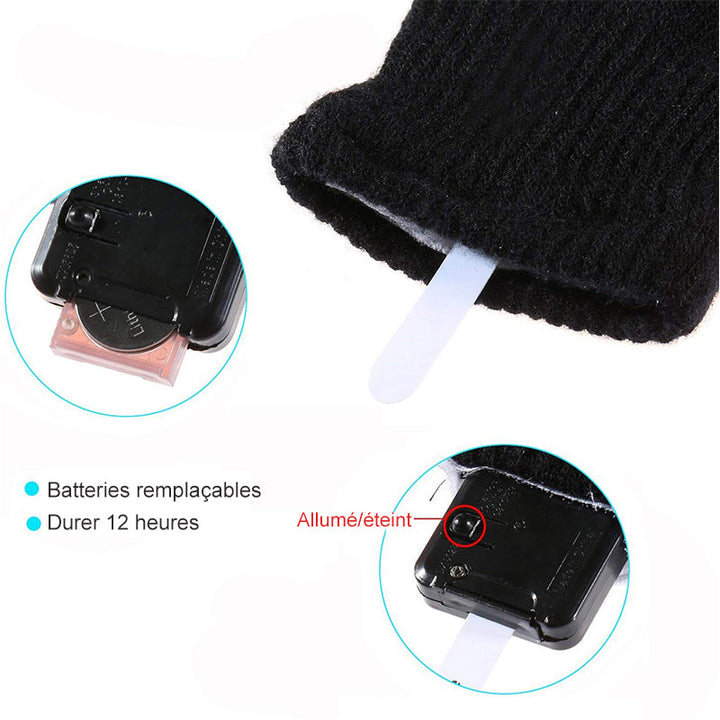 Leather Gloves Finger Lights 3 Colors 6 Modes | Bowlift
