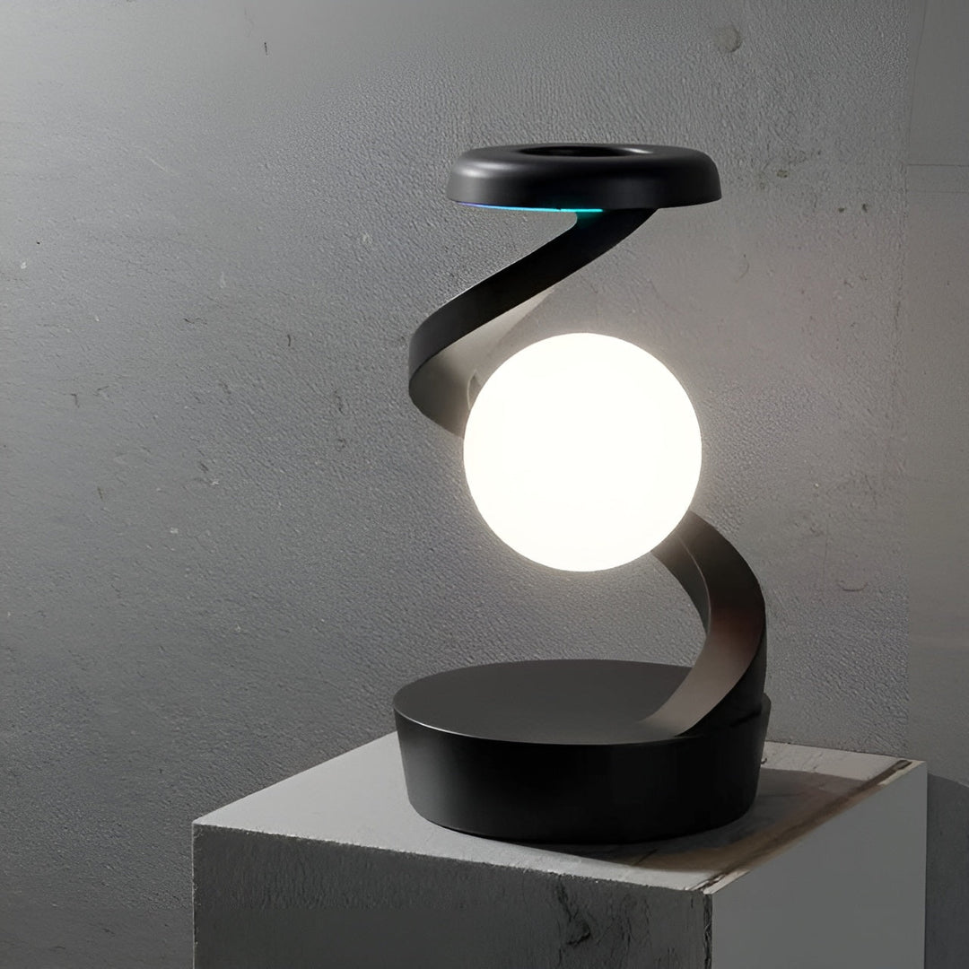 BowLift | Futuristic FloatCharge Lighting Wonder with Wireless Charger