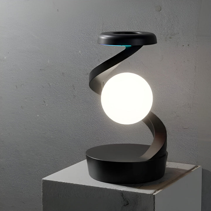 BowLift | Futuristic FloatCharge Lighting Wonder with Wireless Charger