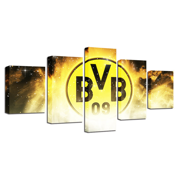 Borussia Dortmund 5 Piece - Canvas Wall Art Painting | Bowlift