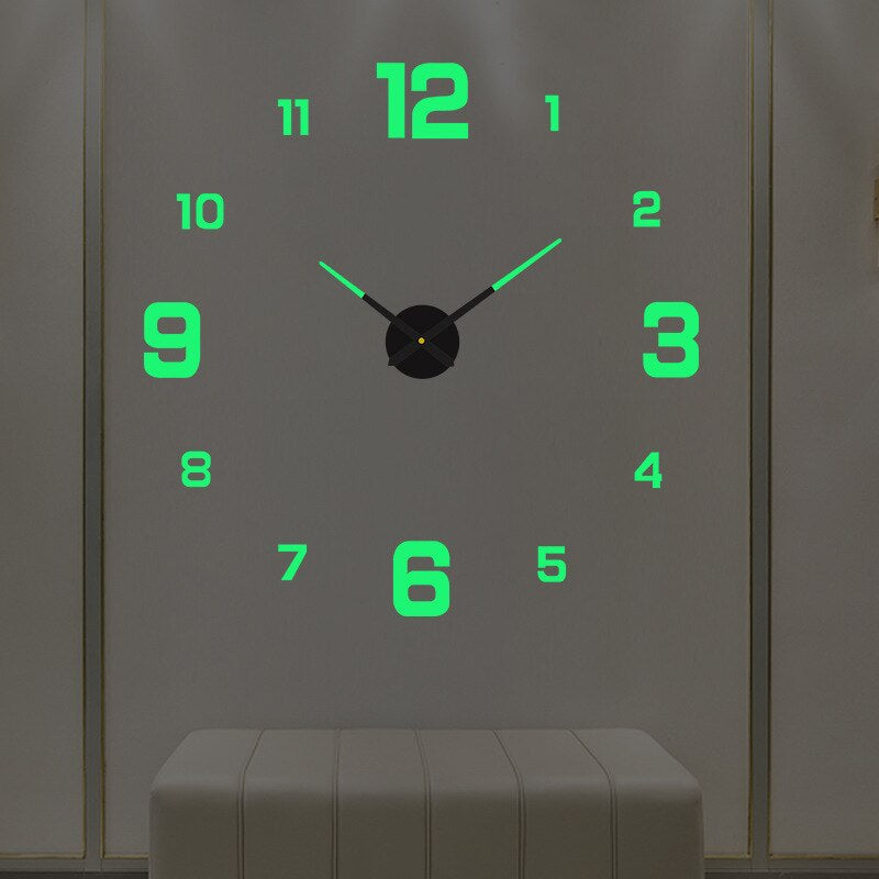 BowLift | Modern Statement Wall Clock with Unique Design for Living Room & Office Decor