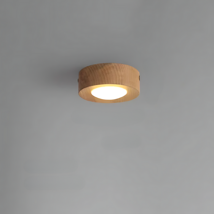BowLift | | Walnut ceiling lamp with LED spotlights