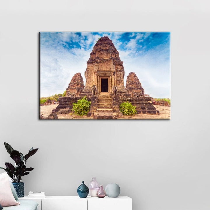 Ancient Temple - Canvas Wall Art Painting | Bowlift