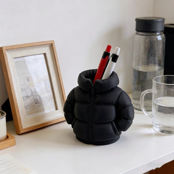 Mini Puffer Jacket Pen Holder | Bowlift