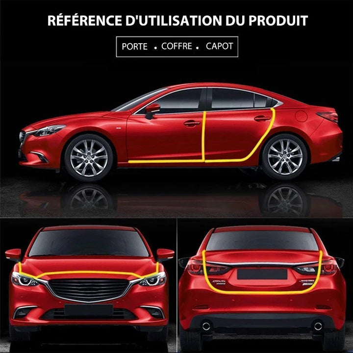 Protection strip for car door with U-shape, 5m | Bowlift