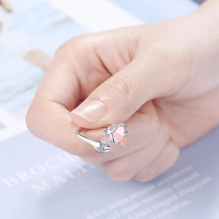 BowLift | Rhinestone Fox Ring