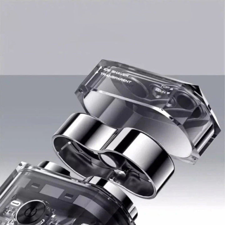 BowLift | Transparent Mini Dual-Head Electric Shaver