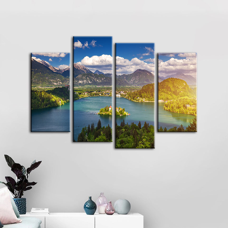 Peace Of The Land 4 Piece - Canvas Wall Art Painting | Bowlift