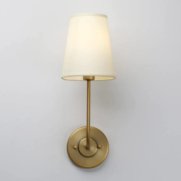 BowLift | LoomGlow – Modern Wall Lamp Featuring Woven Metal and Soft Fabric