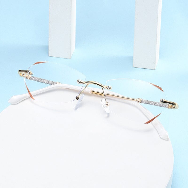BowLift | Fashionable rimless anti-blue light reading glasses