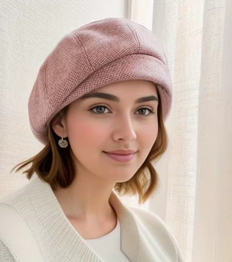 BowLift | Women’s Elegant Cap | Parisian Chic Style | Breathable Soft Fabric | One Size