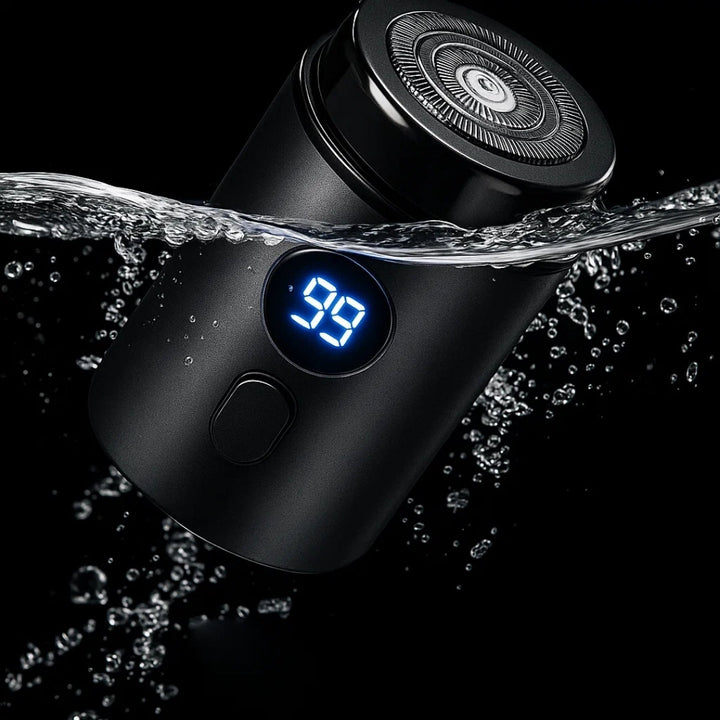 Compact USB Shaver – Waterproof IPX7 – Smooth Portable Grooming for Men with Close Shave Comfort Bowlift