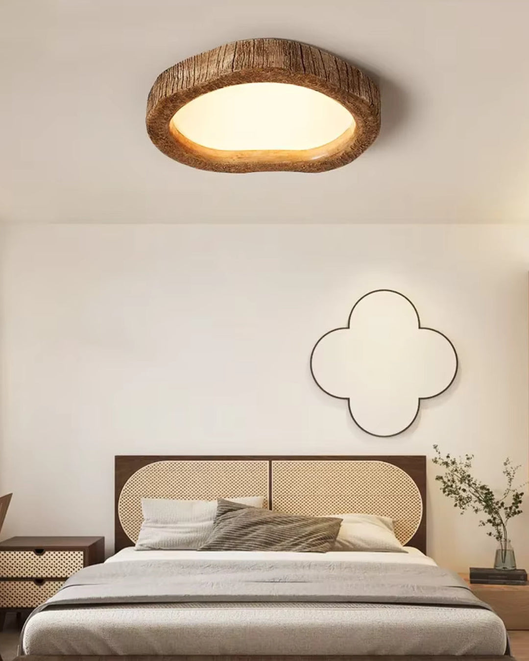 BowLift | Halo Ceiling Lamp made of Solid Wood