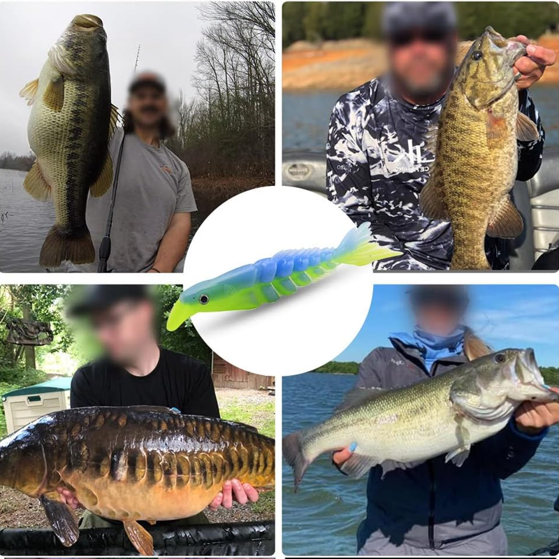 BowLift | Rubber fish with multiple segments