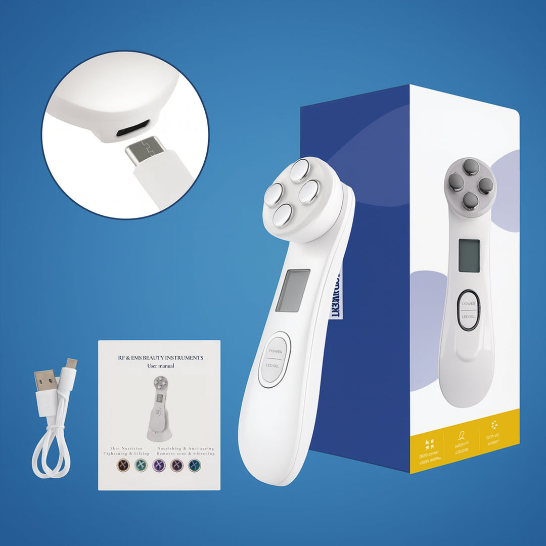 GlowBeam | LED Facial Wand – Anti-Ageing Light Therapy – Lightweight Design – Home Skincare for All Skin Types Bowlift