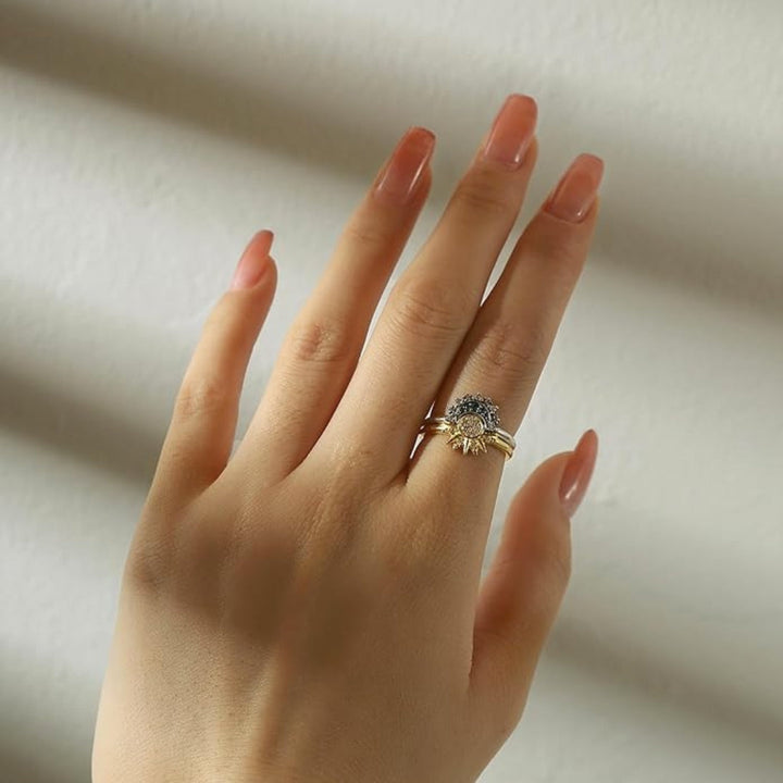 BowLift | Set of Rings with Cosmic Motif