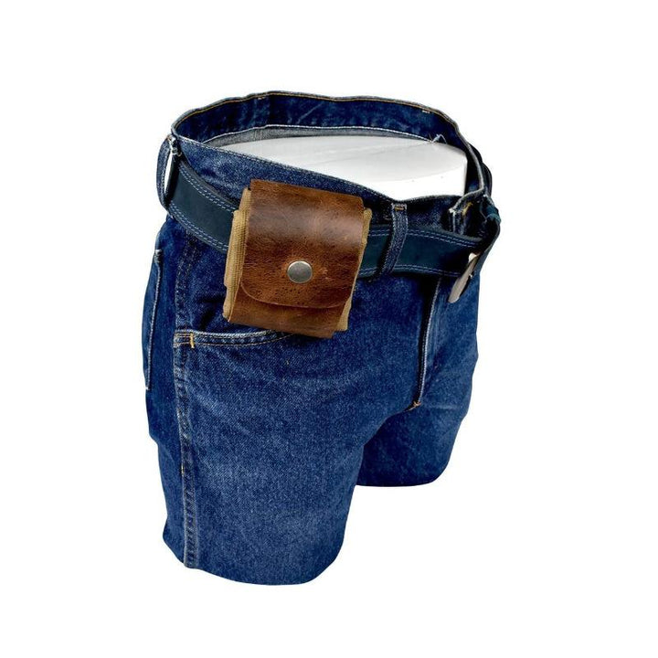 Dimoohome™ Leather and canvas bushcraft bag | Bowlift