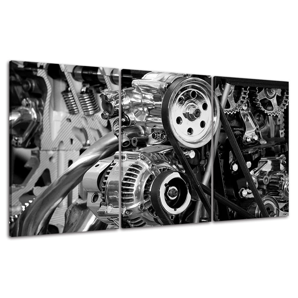 Mechanic Views - Canvas Wall Art Painting | Bowlift