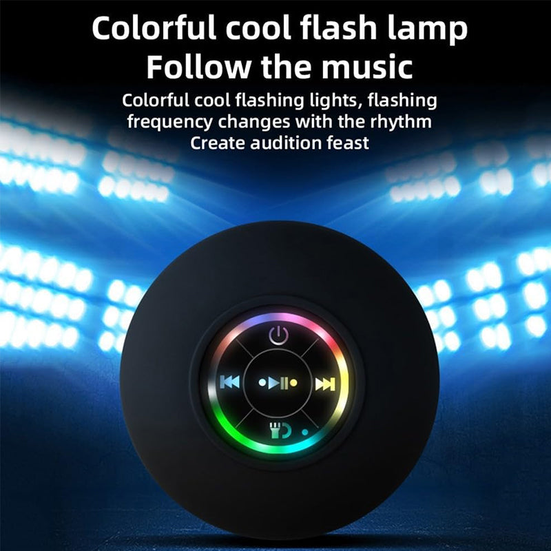Mini Bluetooth Shower Speaker With LED Light | Bowlift