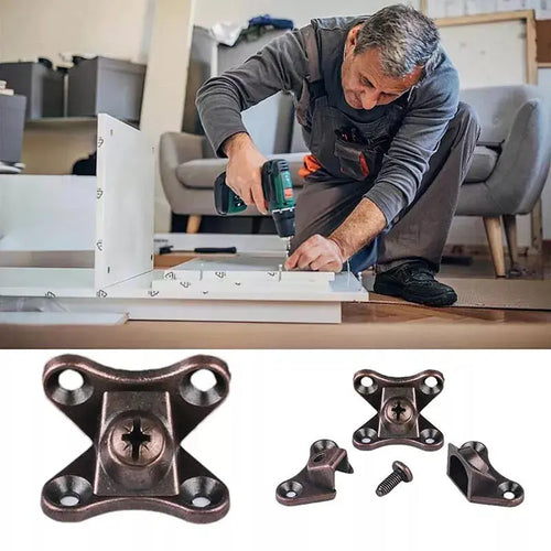 BowLift | 5+5 | Removable Zinc Alloy Corner Connector – Stable & Rustproof