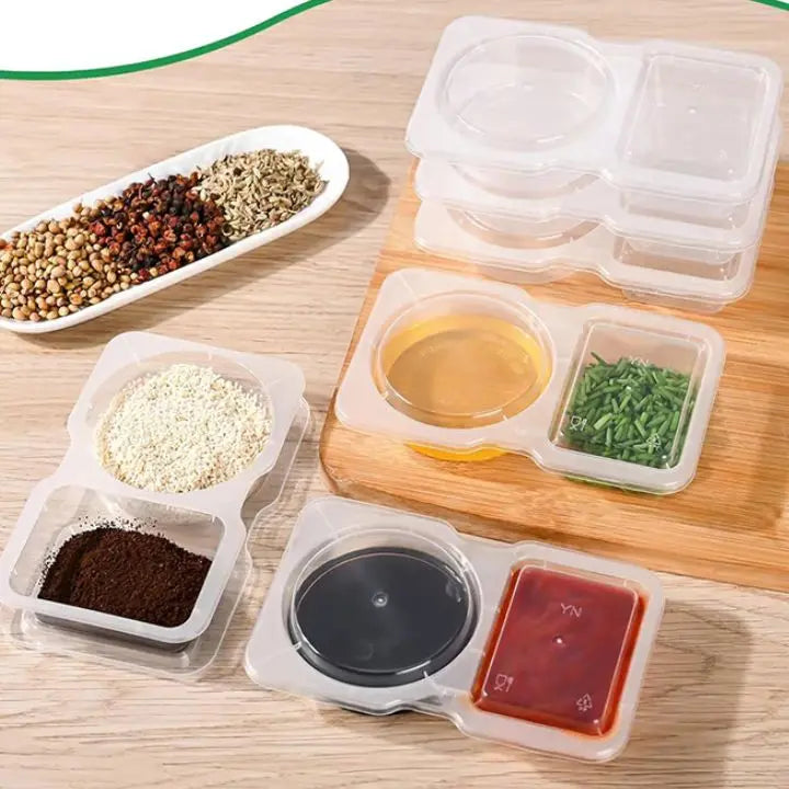 BowLift | 5+5 | Leak-proof double container for sauces & snacks