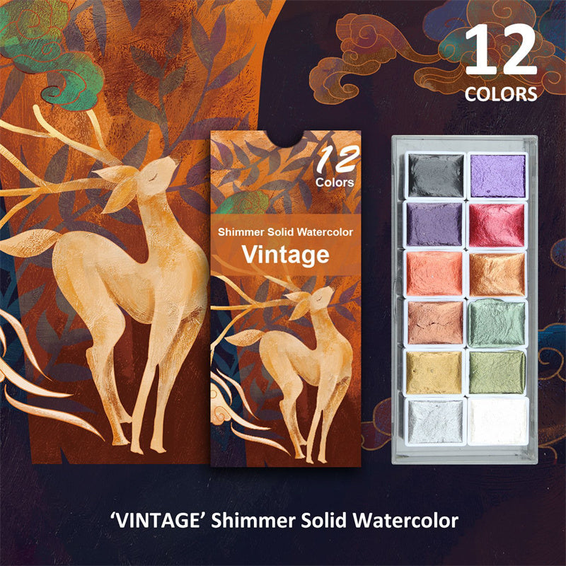 BowLift | Solid Watercolor Paint Set