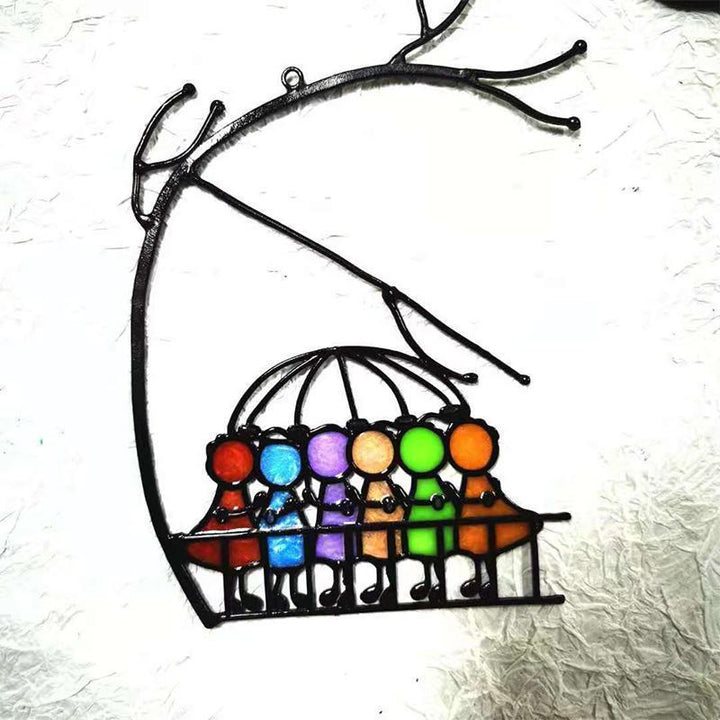 BowLift | Suncatcher Stained Glass Window Hanger